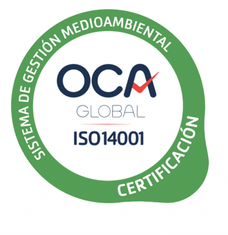 Certificado OCA ISO 14001