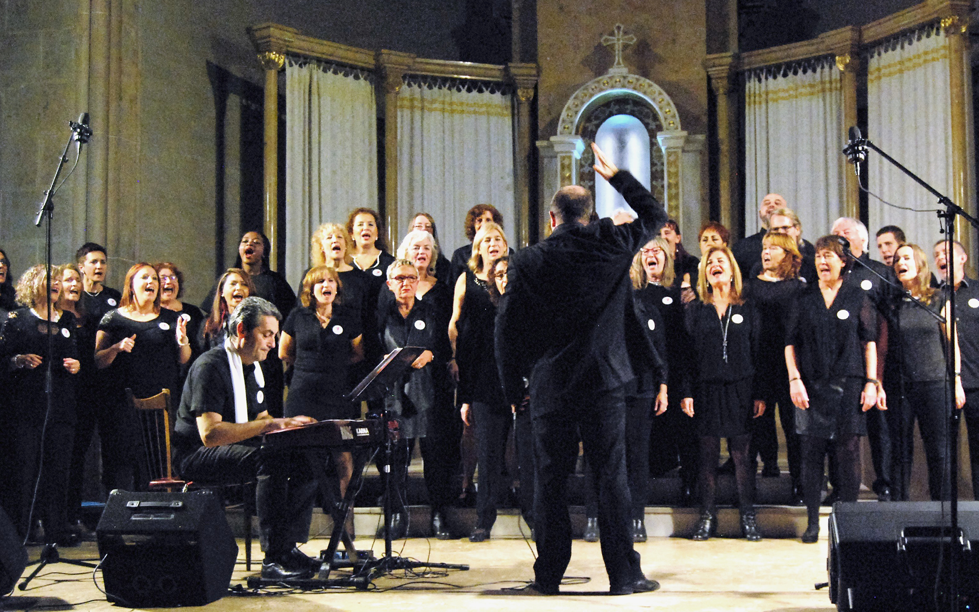 Concert de Gospel a Peralada a càrrec del Cor Gospel Girona