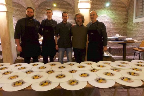 Castell Peralada Restaurant porta la seva cuina  a Bolonya per sumar-se al projecte artístic i social de Joan Crous