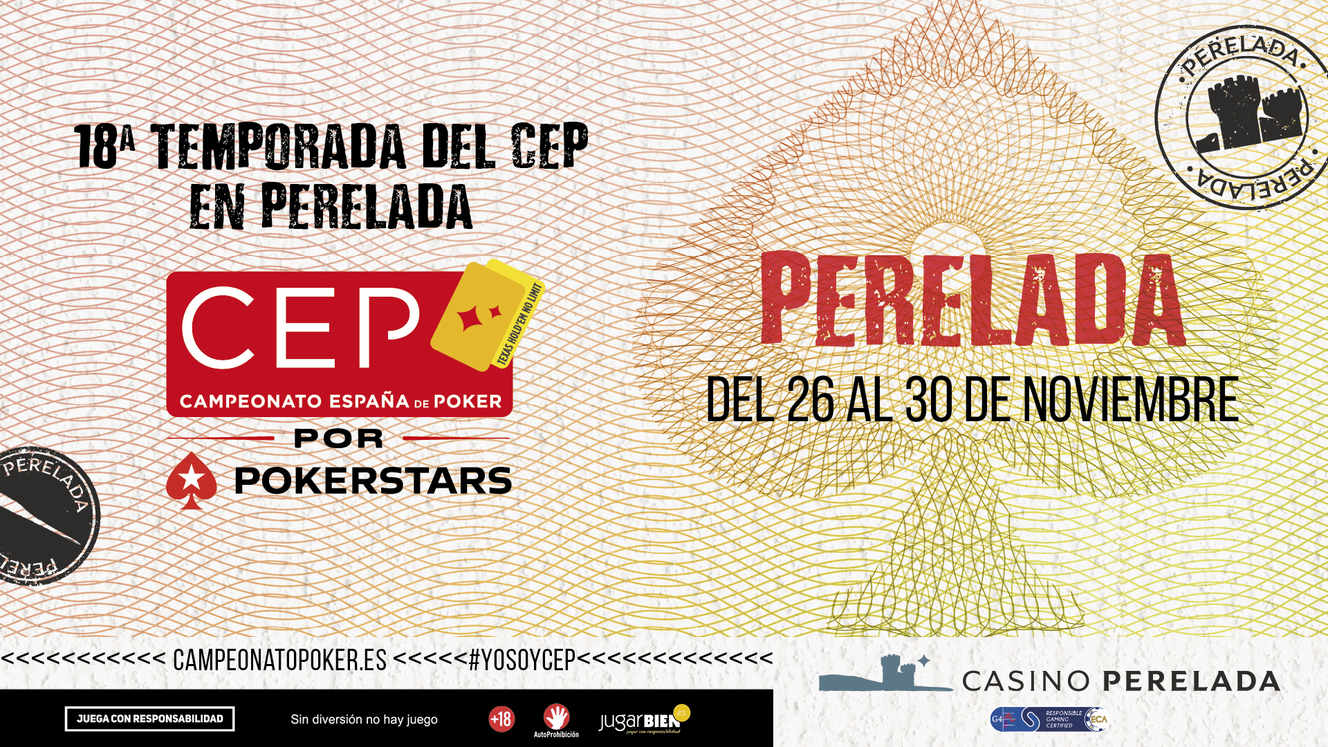 Casino Perelada será el escenario de la batalla final del Campeonato de España de Poker por PokerStars